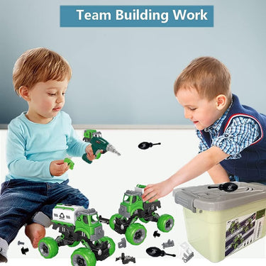 DIY Monster Sanitation Screw Truck - Assortment